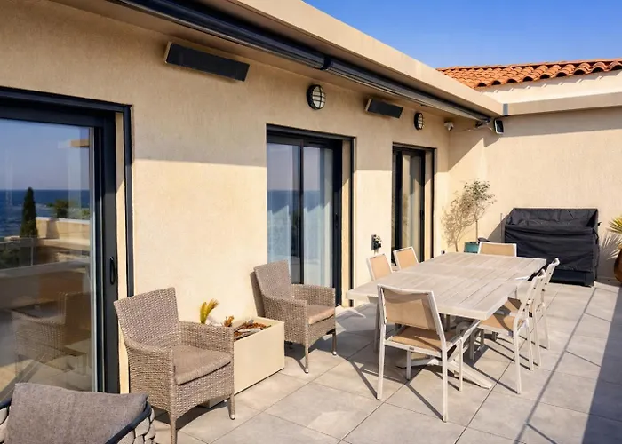 Appartamento Vue Exceptionnelle Avec Confort Moderne, Climatisation Et Parking